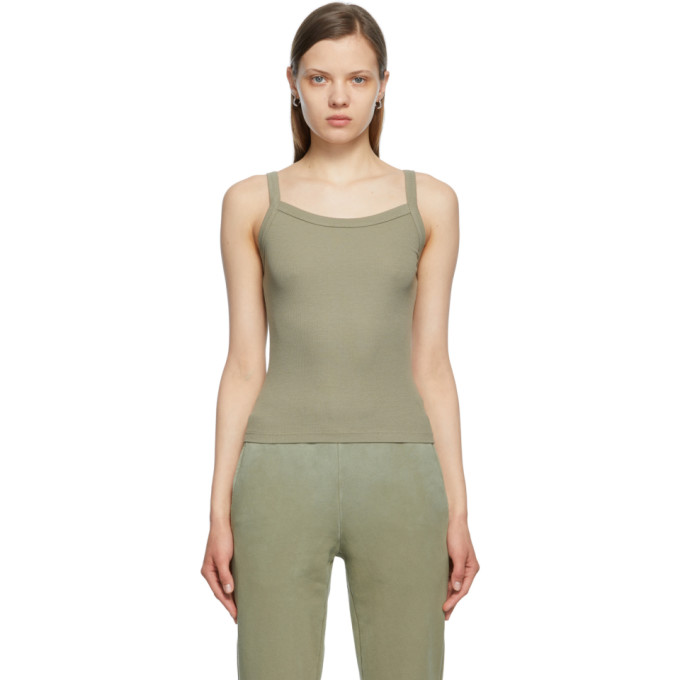 COTTON CITIZEN GREEN VERONA TANK TOP