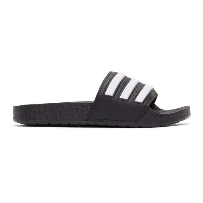 adidas Originals Black Adilette Boost Slides