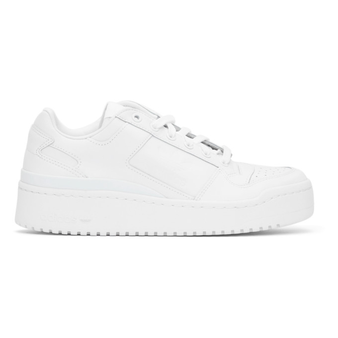 ADIDAS ORIGINALS WHITE FORUM BOLD SNEAKERS