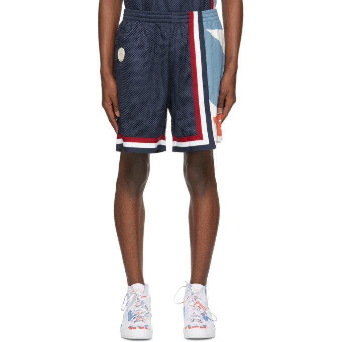 Telfar Navy Converse Edition Basketball Shorts