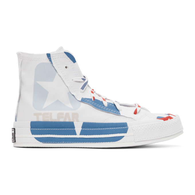 Telfar White Converse Edition Chuck 70 High Sneakers