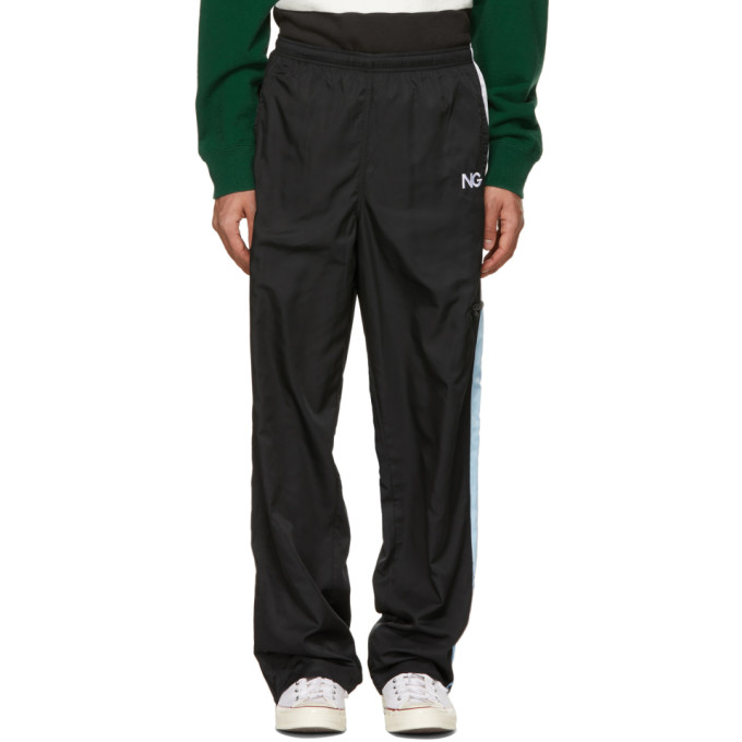 Noon Goons Black Taffeta Schoolyards Track Pants