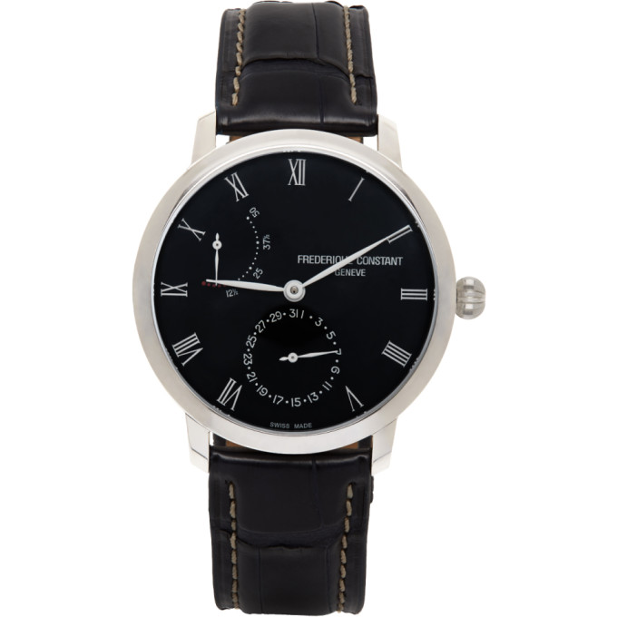 Frederique Constant Navy Slimline Power Reserve Watch