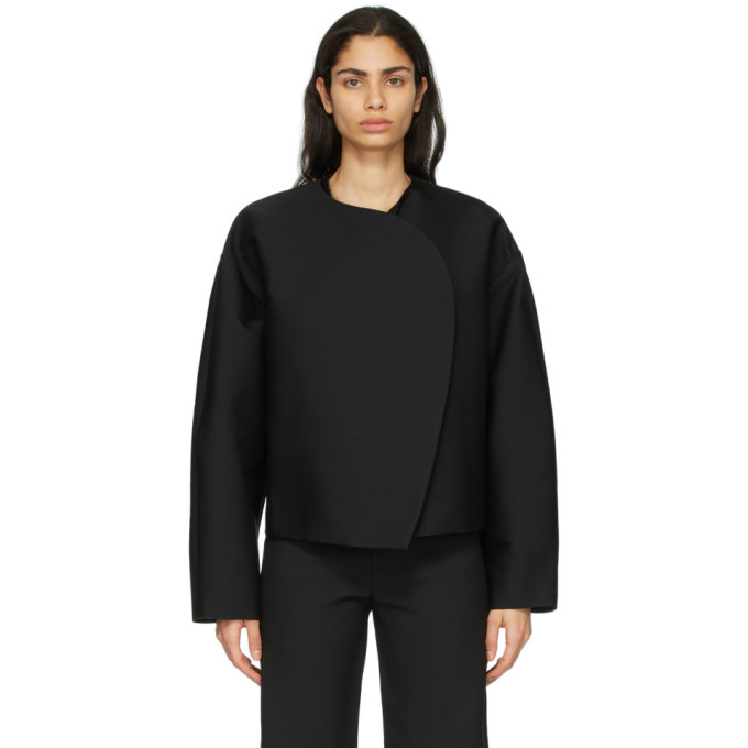 Toteme Toteme Black Wool Dinner Jacket