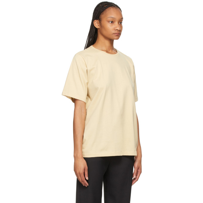 TOTÊME TOTEME BEIGE ORGANIC OVERSIZED T-SHIRT