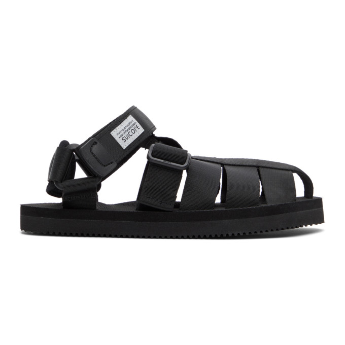 Suicoke Black SHACO Sandals