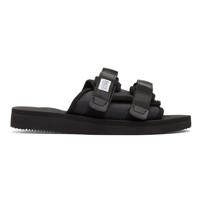 Suicoke Black MOTO-CAB Sandals