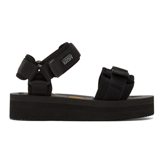 Suicoke Black CEL-VPO Sandals