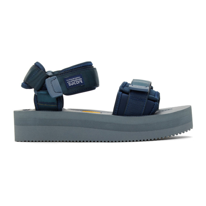 Suicoke Navy CEL-VPO Platform Sandals