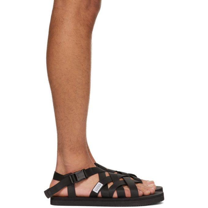 Suicoke Black SAMA Sandals