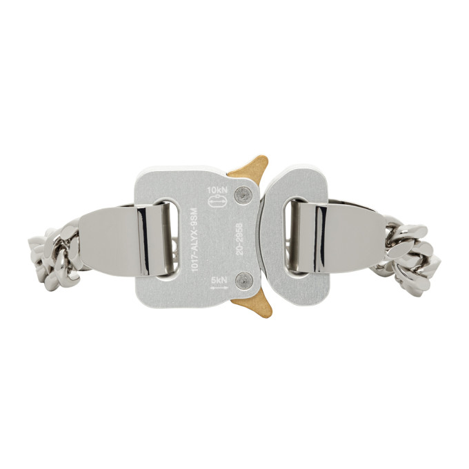 1017 ALYX 9SM Silver Buckle Bracelet