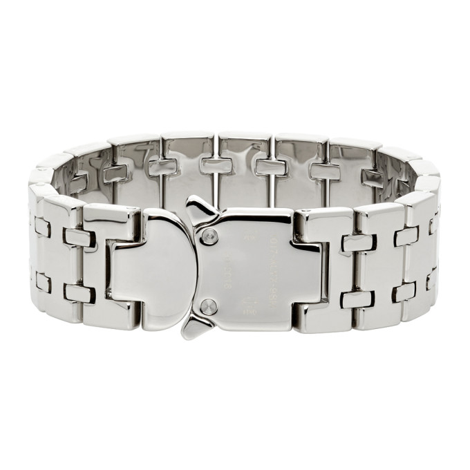 1017 ALYX 9SM Silver Track Link Bracelet