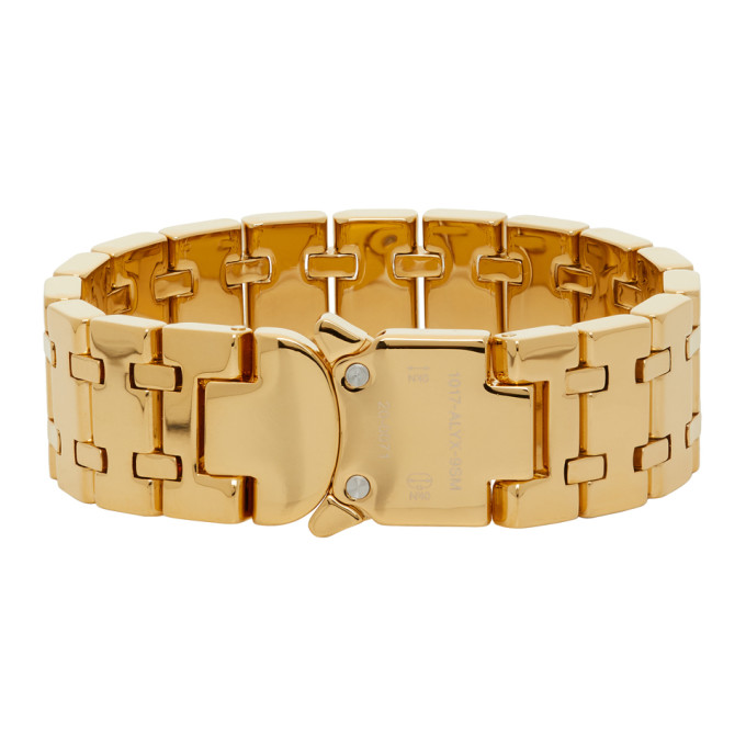 1017 ALYX 9SM Gold Track Link Bracelet