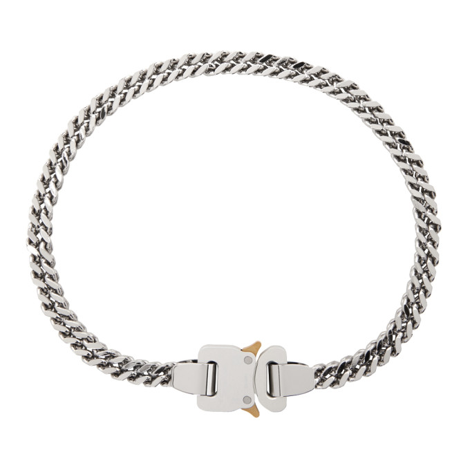 1017 ALYX 9SM Silver Cubix Chain Necklace