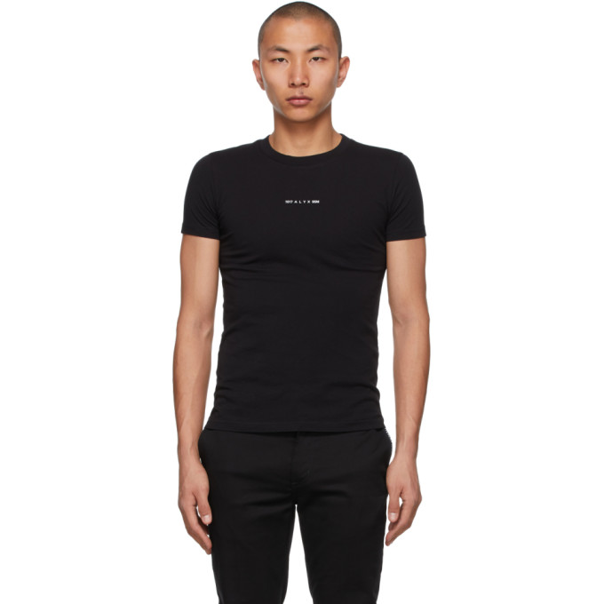 1017 ALYX 9SM Black Address Logo T-Shirt