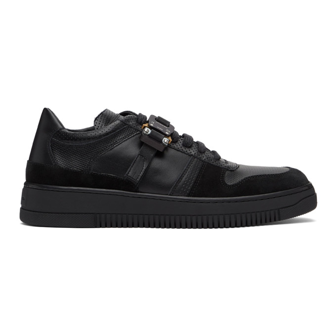 ALYX BLACK LEATHER BUCKLE SNEAKERS