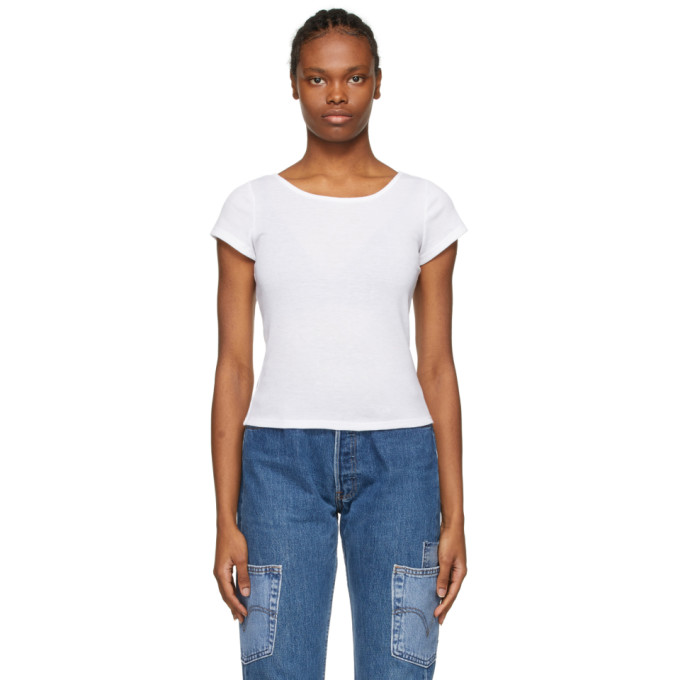 Maryam Nassir Zadeh White Astrid T-Shirt