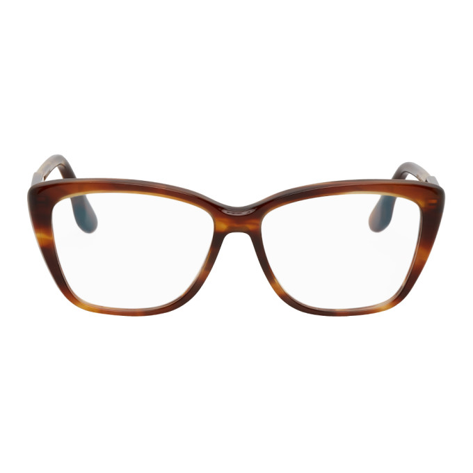 Victoria Beckham Tortoiseshell Square Glasses