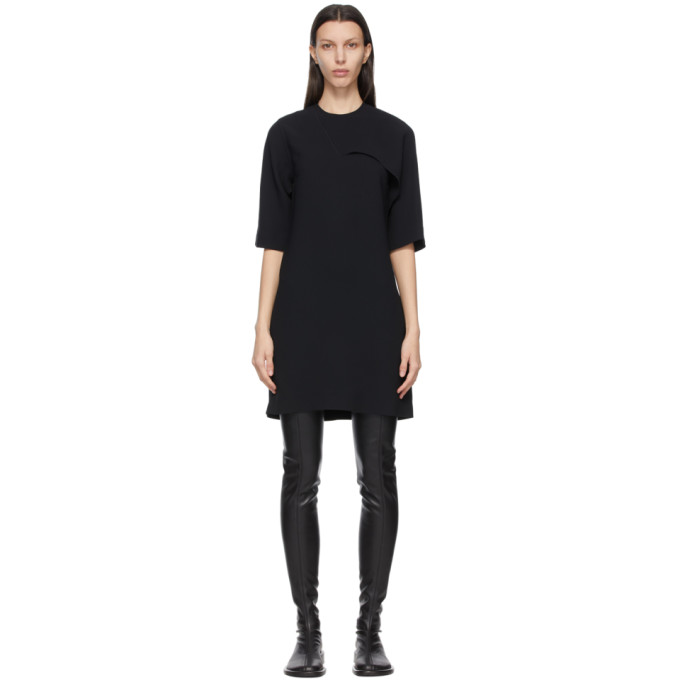 Victoria Victoria Beckham Black Crepe Short Dress