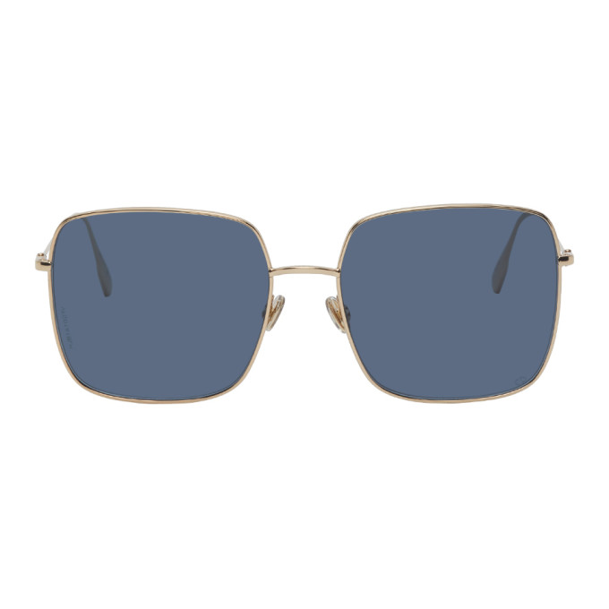 Dior Gold and Blue DiorStellaire1xS Sunglasses