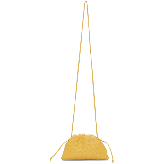 Bottega Veneta Yellow Intrecciato 'The Mini Pouch' Clutch