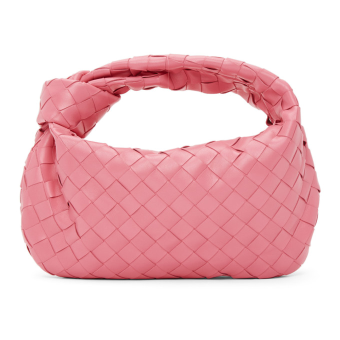 Bottega Veneta 粉色迷你 Jodie 单肩包 In 5632 Pink