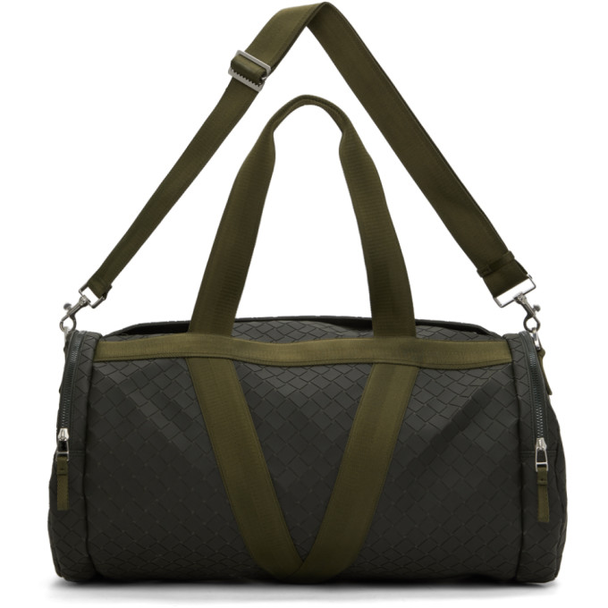 Bottega Veneta Green New Rubber Duffle Bag