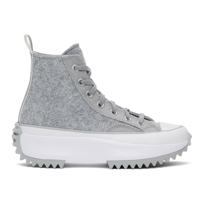 Converse Grey Run Star Hike High-Top Sneakers