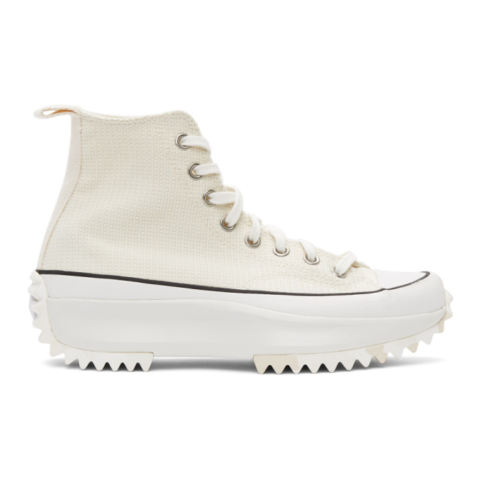 Converse Off-White Marble Run Star Hike High Sneakers