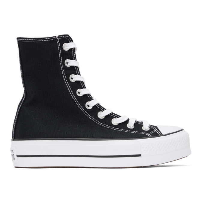 Converse Black Platform Chuck Taylor All Star High Sneakers