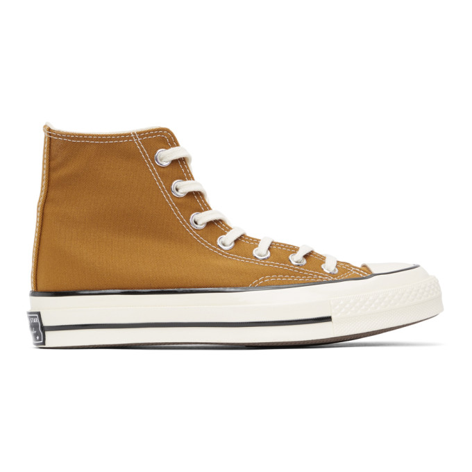 Converse Tan Chuck 70 Hi Sneakers