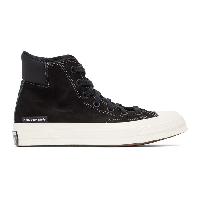 Converse Black Anodized Metals Chuck 70 Padded High Sneakers