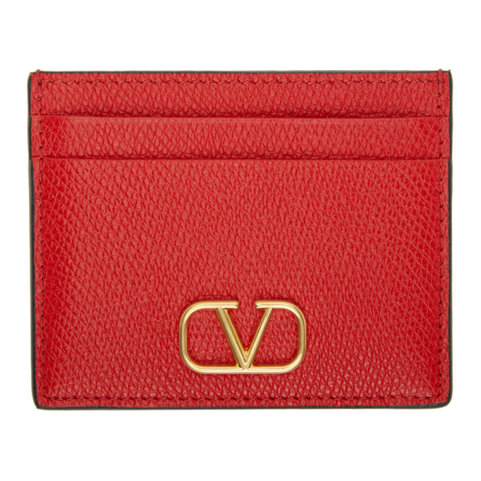 Valentino Garavani Red Valentino Garavani VLogo Card Holder