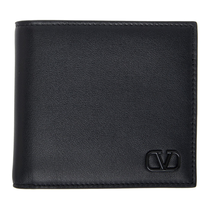 Valentino Garavani Black Valentino Garavani VLogo Wallet