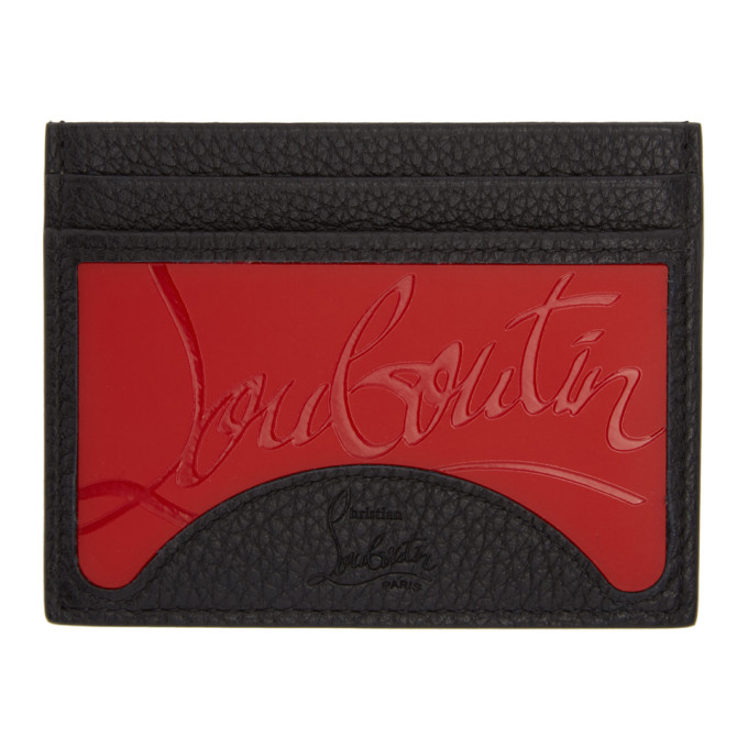 Christian Louboutin Black Kios Sneakers Card Holder