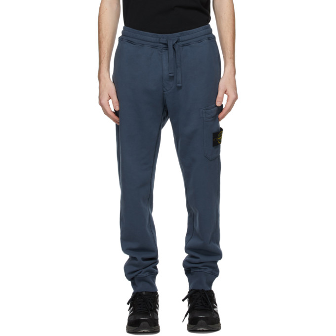 Stone Island Blue Cargo Lounge Pants