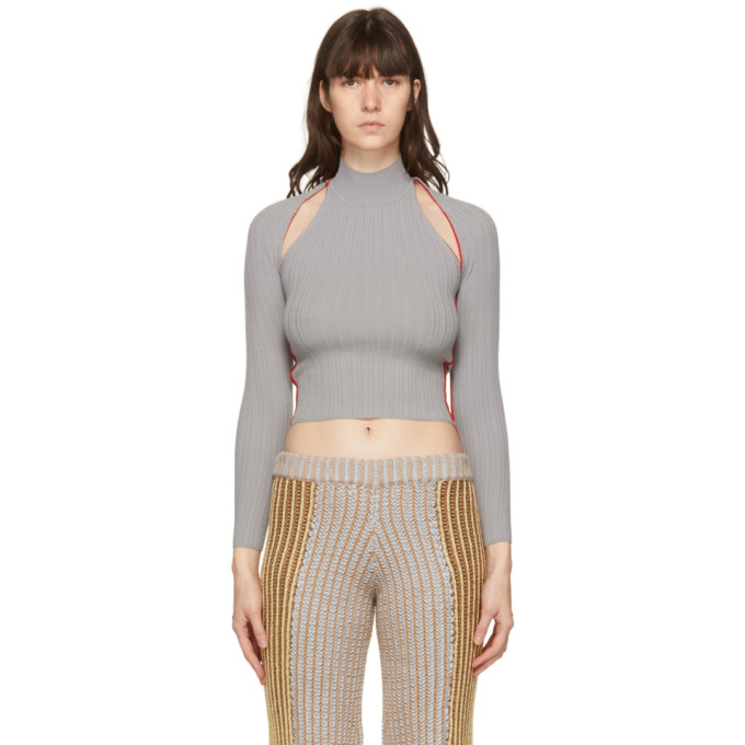 Eckhaus Latta Grey Dream Sweater