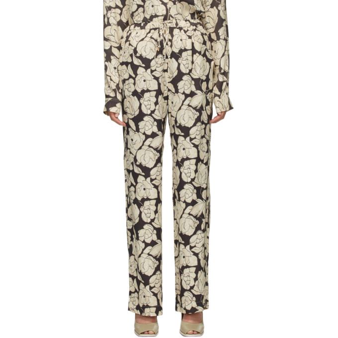 Nanushka Brown and Beige Tupsa Lounge Pants