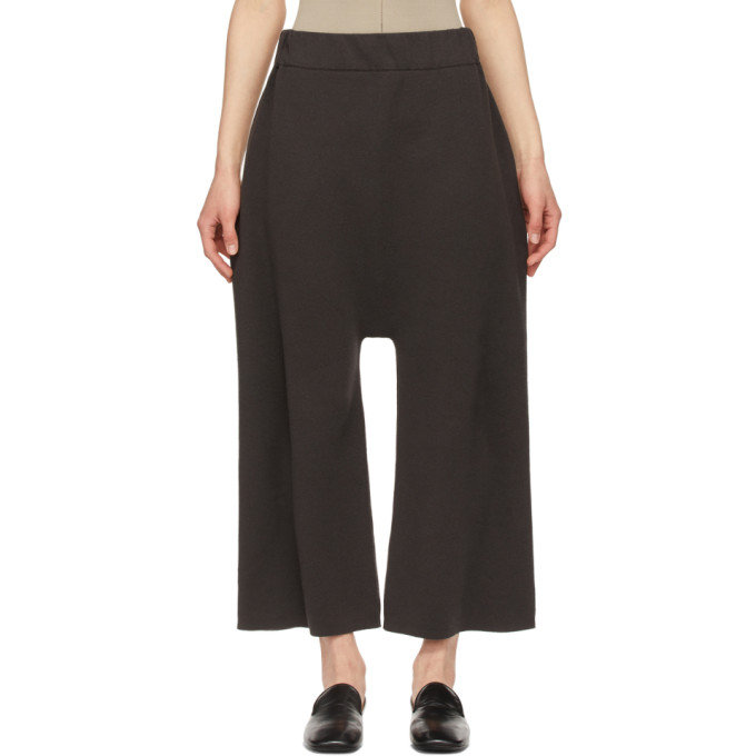 Lauren Manoogian Brown Interlock Peg Lounge Pants