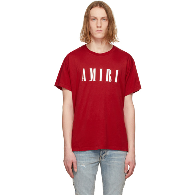 AMIRI Red Core Logo T-Shirt