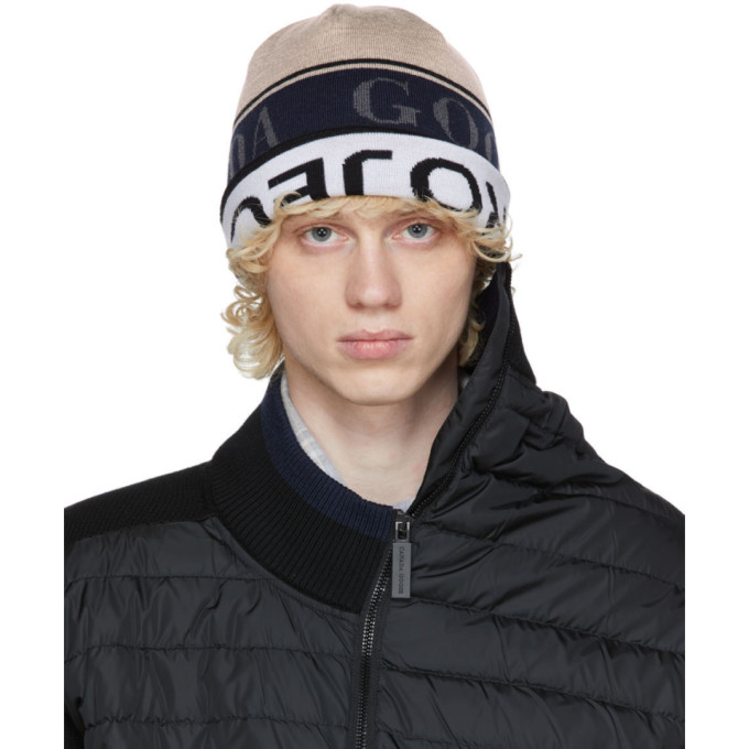 Y/Project Reversible Multicolor Canada Goose Edition Wool Beanie