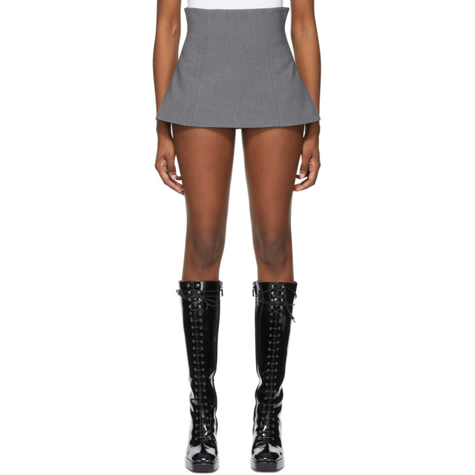 Shushu/Tong Grey Mini Culotte Skort