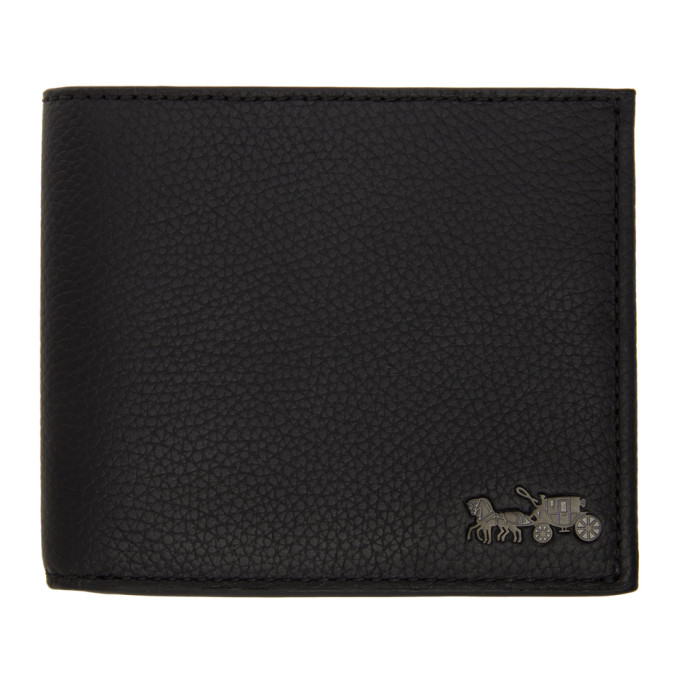 Coach 1941 Black Double Billfold Wallet