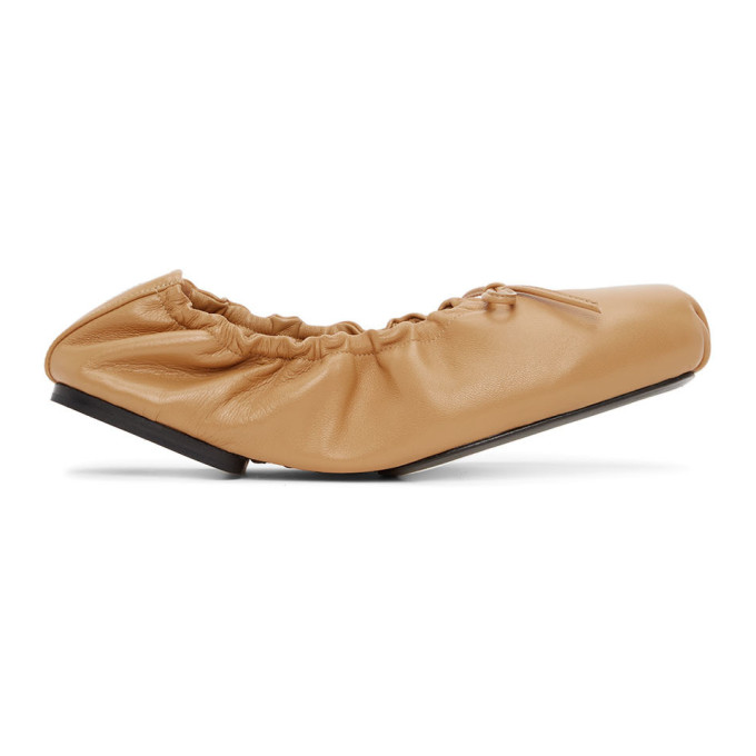 Khaite Tan The Ashland Ballerina Flats