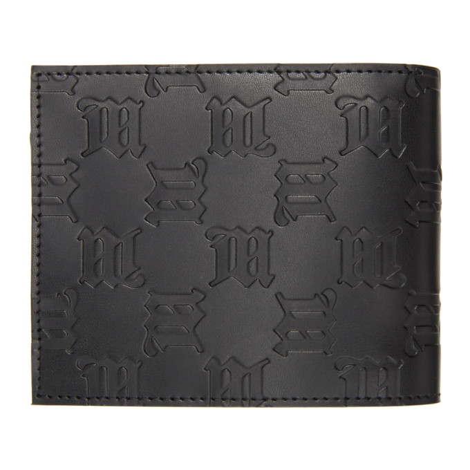 Misbhv Black Monogram Bifold Wallet