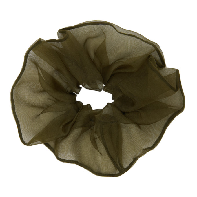 Sophie Buhai Green Organza Scrunchie