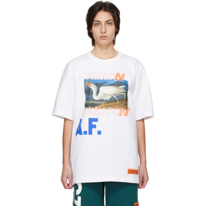 Heron Preston White Heron A.F. T-Shirt