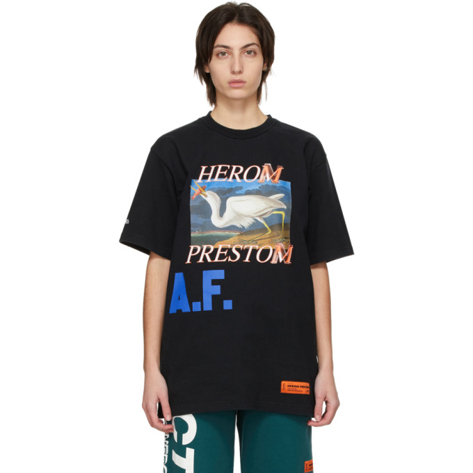 Heron Preston Black Heron A.F. T-Shirt