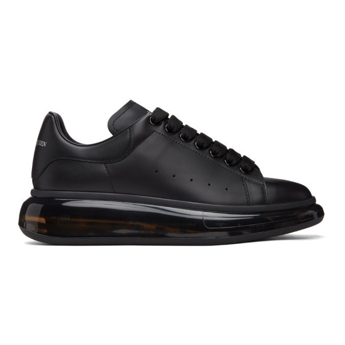 Alexander McQueen - Oversized Sole Sneakers - Men - Rubber/LeatherLeather - 46 - Black