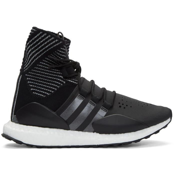 Y-3 SPORT Black Approach Reflect High-Top Sneakers